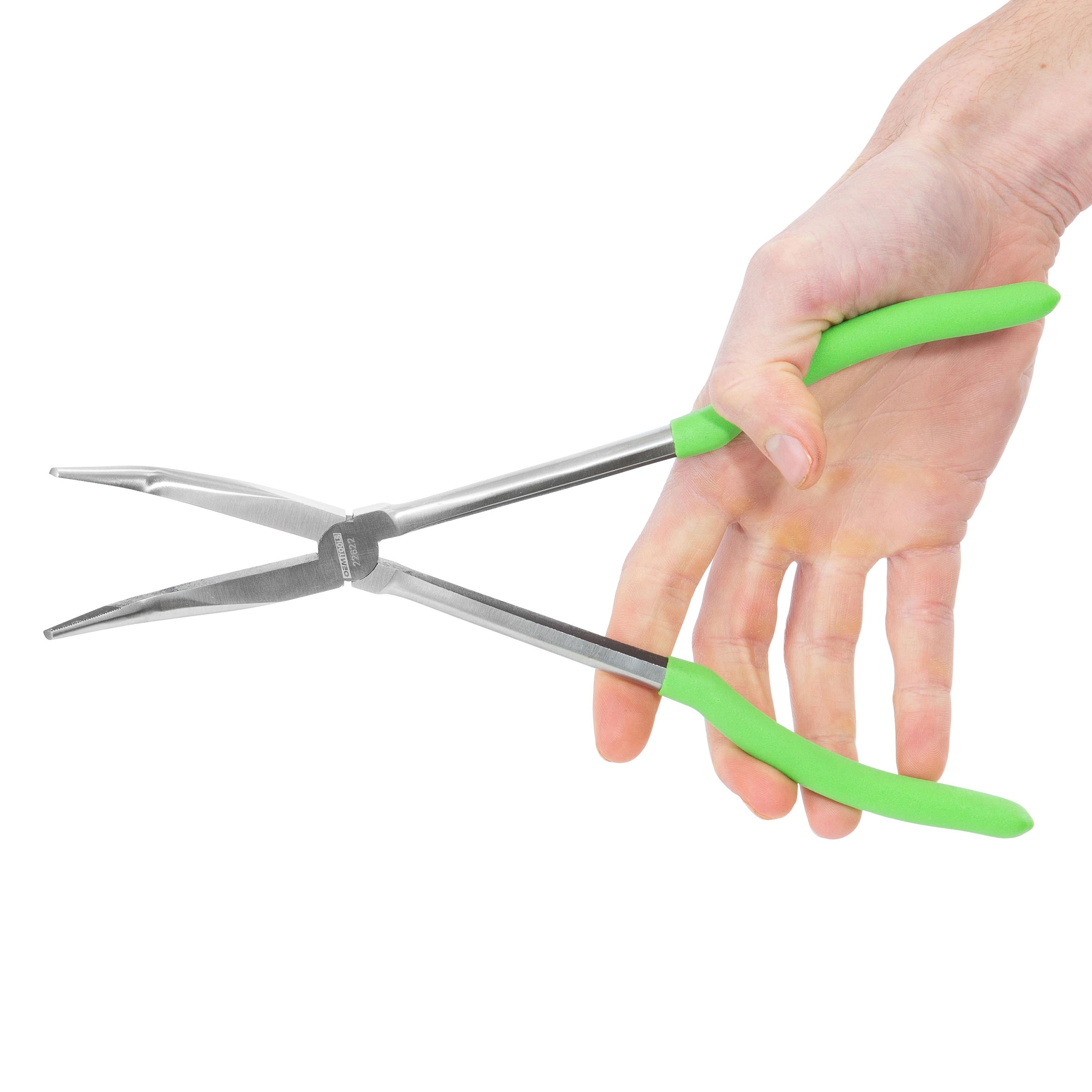 OEMTOOLS 11in Long 45 Degree Reach Nose Pliers | AutoZone