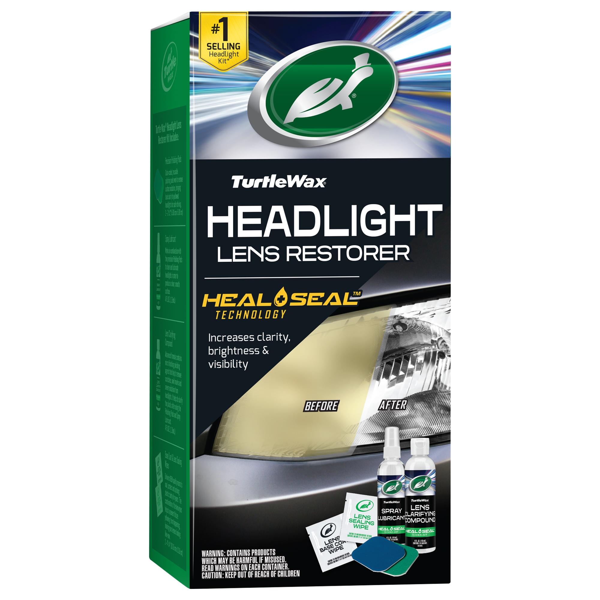 Turtle Wax Headlight Lens Restorer Kit | AutoZone