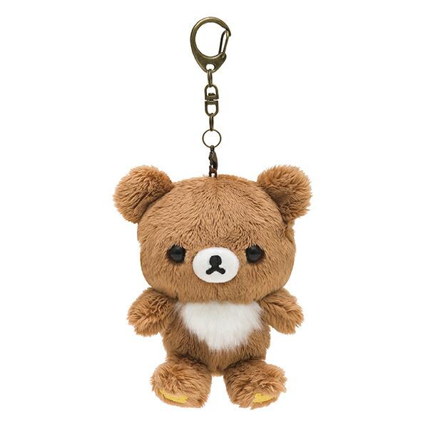 リラックマ-チャイロイコグマ-おでかけぬいぐるみ-キーホルダー