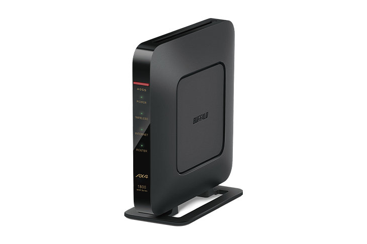BUFFALO Wi-Fi 6対応Wi-Fiルーター 2台セット WSR-1800AX4P ブラック