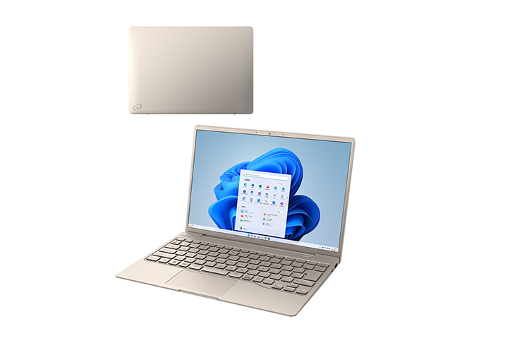 富士通 ノートパソコン FMV LIFEBOOK WC1/H3 officeなし ゴールド