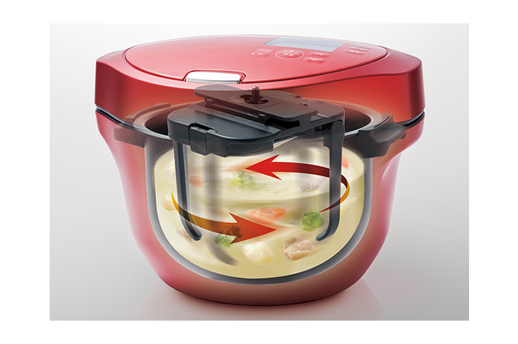 SHARP ヘルシオ ホットクック KN-HW24G 2〜6人用 2.4L容量 レッド