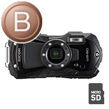 FUJIFILM 防水カメラ FinePix XP140 ダークシルバー【SDカード付