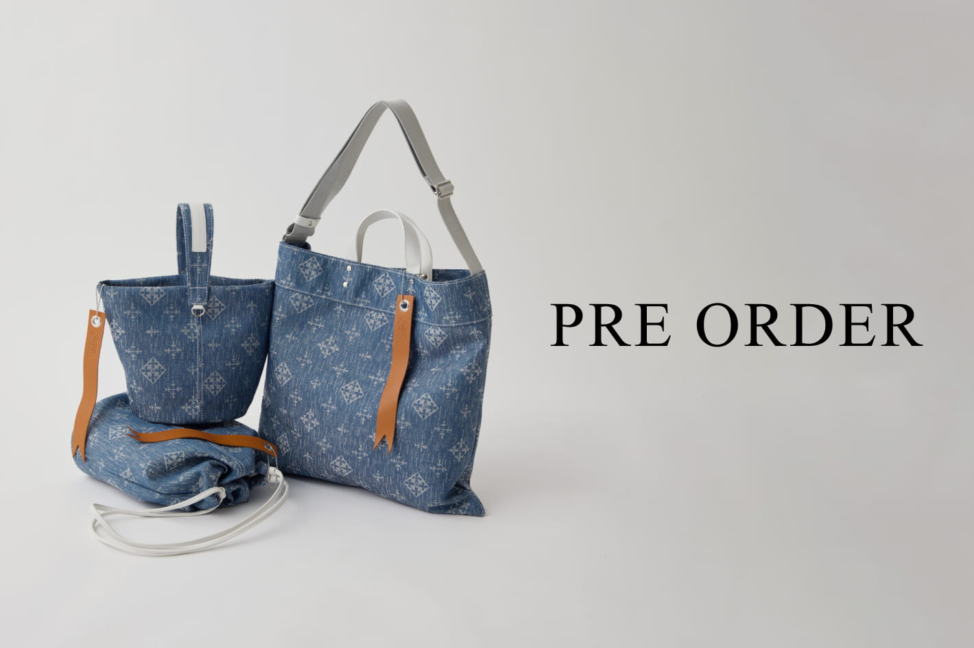 PRE ORDER】russet Burbank Denim Jacquard Bag | russet(ラシット)の