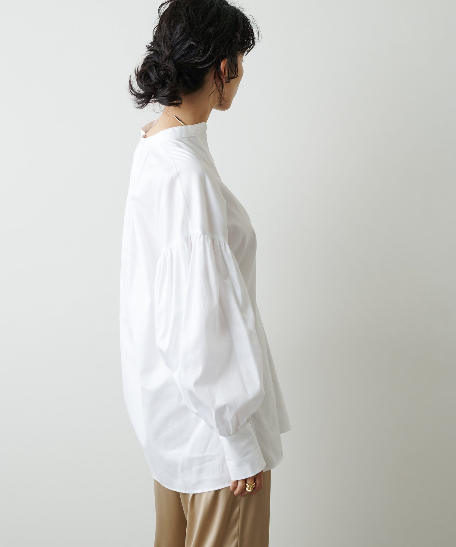 オックス袖ボリュームブラウス | Whim Gazette(ウィム ガゼット