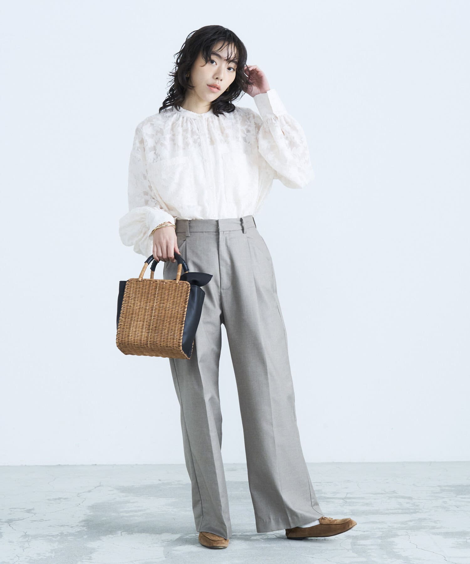 シアージャガードシャツブラウス | FREDY & GLOSTER(フレディ アンド