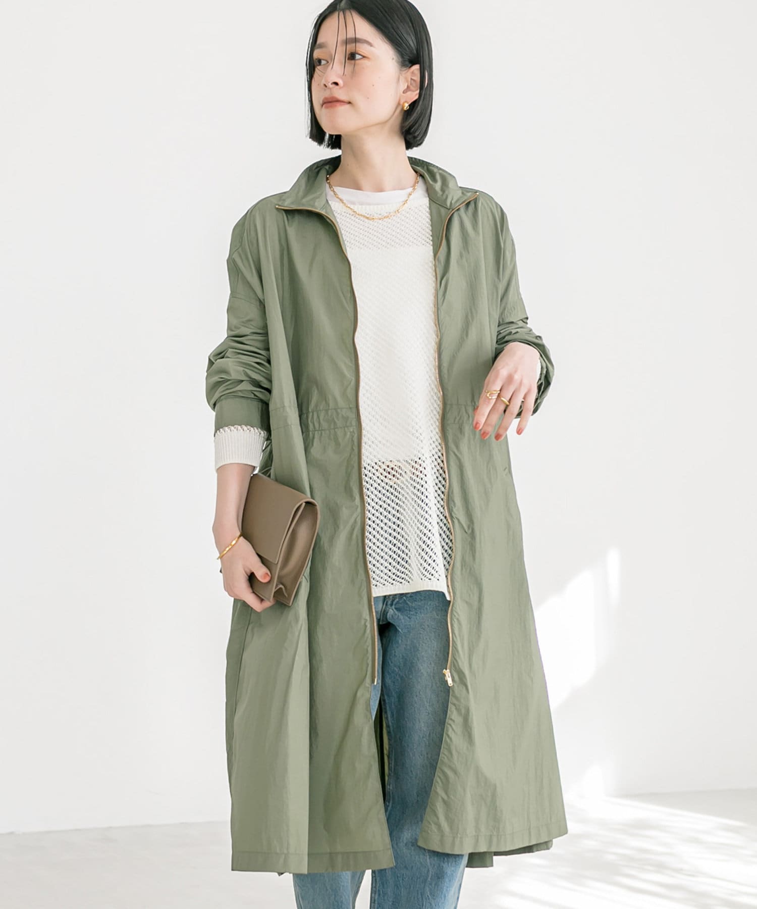 軽やかな着心地】エアリーモッズコート | RIVE DROITE(リヴドロワ