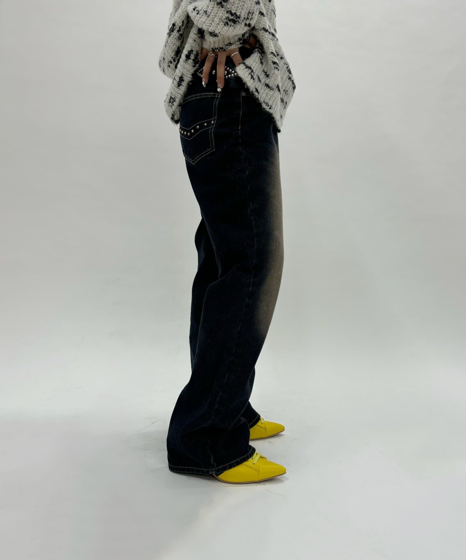 ブレストスタッズフレアデニム | WHO'S WHO gallery(フーズフー