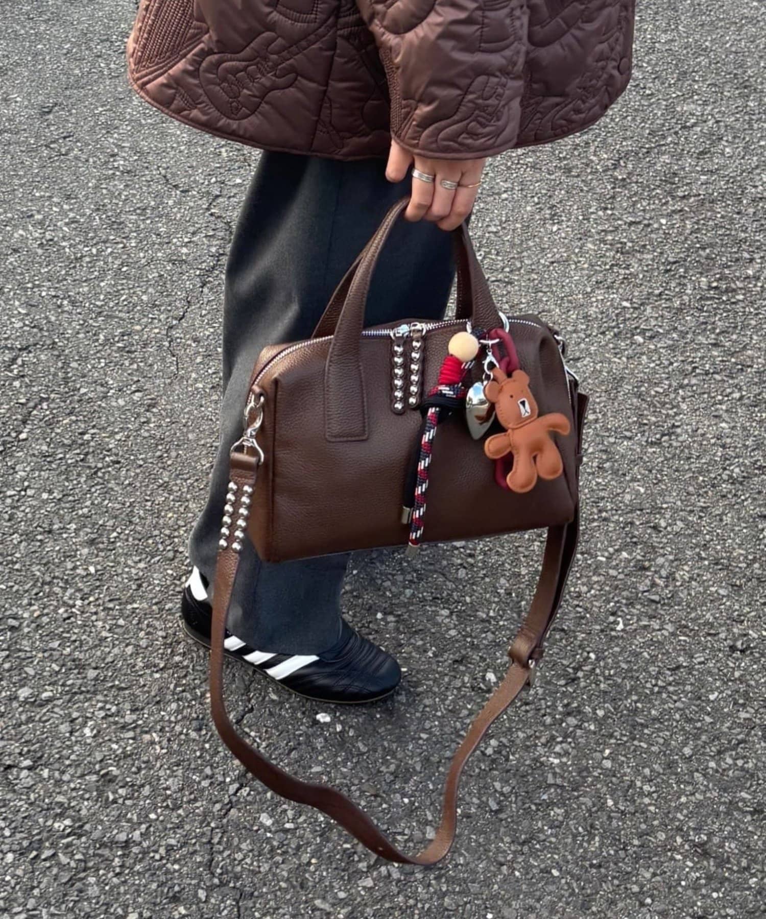 PICK UP】スタッズボストンバッグ | ear PAPILLONNER(イア パピヨネ)の