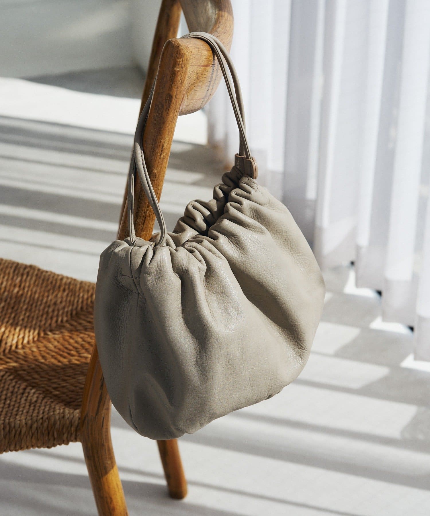 レザー巾着4WAYショルダーバッグ | russet(ラシット)レディース | PAL