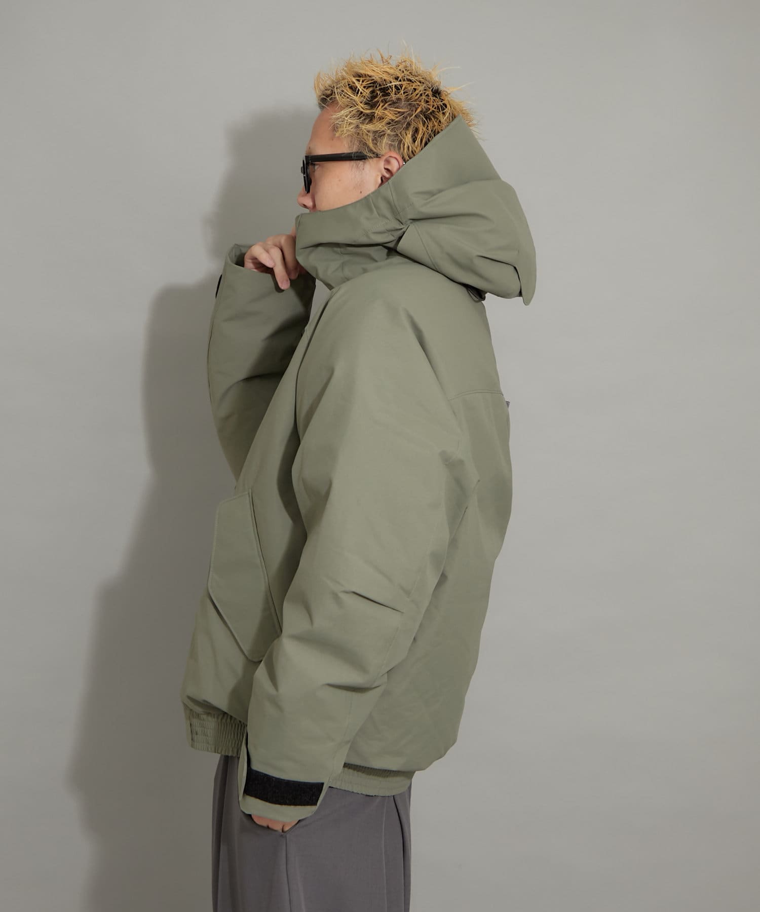 ＋phenix/プラスフェニックス】BOMBER DOWN JACKET ボマー ダウン