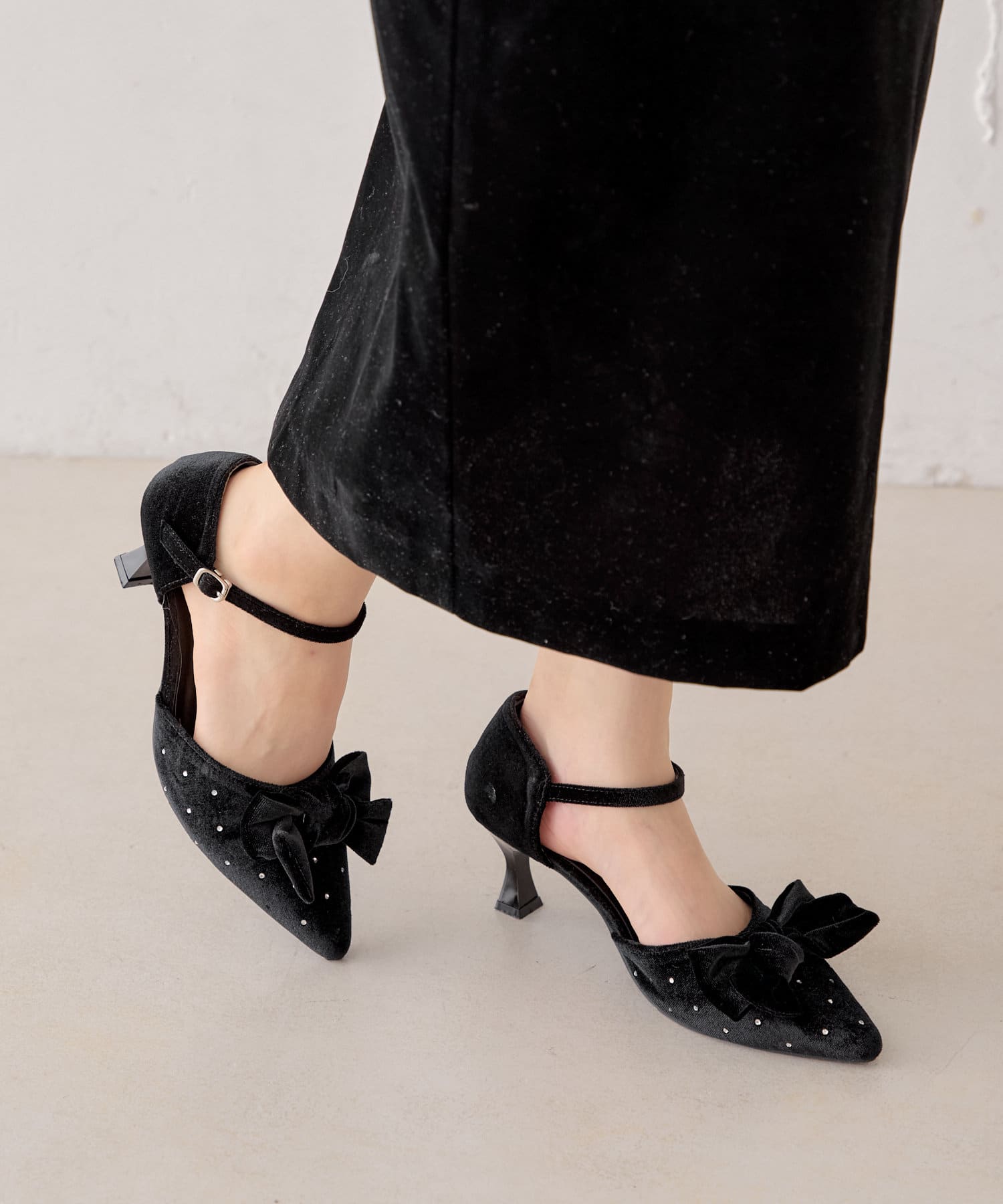 リボンビジューベロアミュール | Chico(チコ)レディース | PAL CLOSET