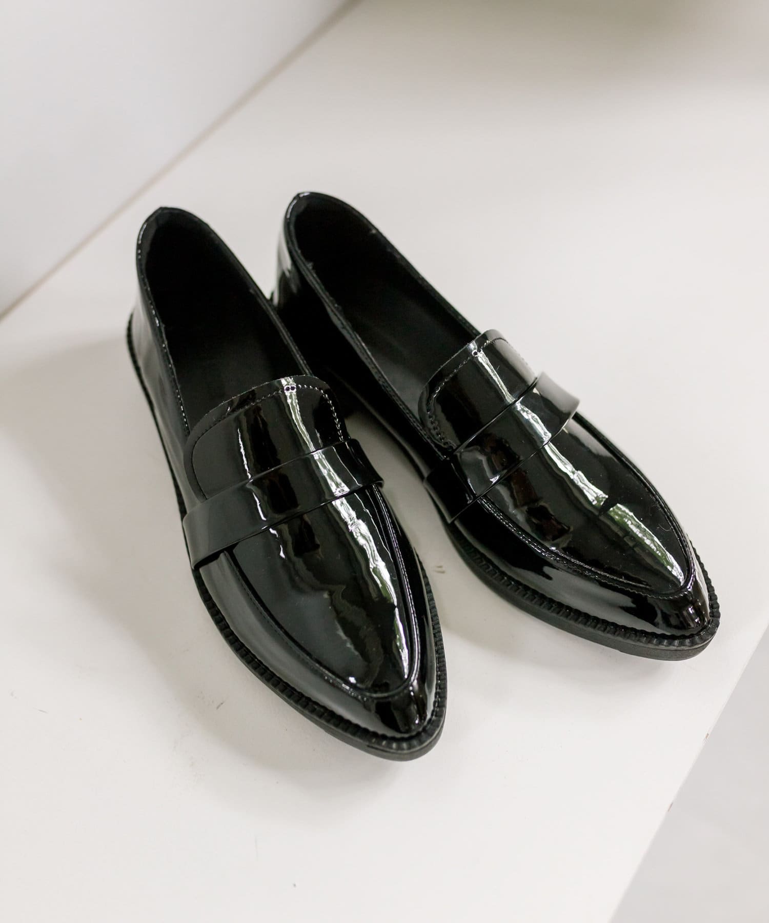 3サイズ展開】エナメルレザーローファー | mystic(ミスティック