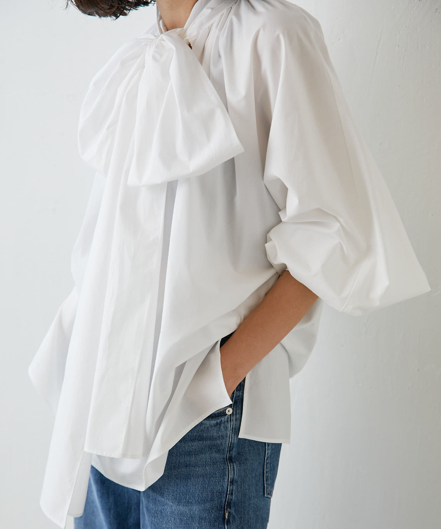 ドルマンボウタイブラウス | Whim Gazette(ウィム ガゼット)レディース