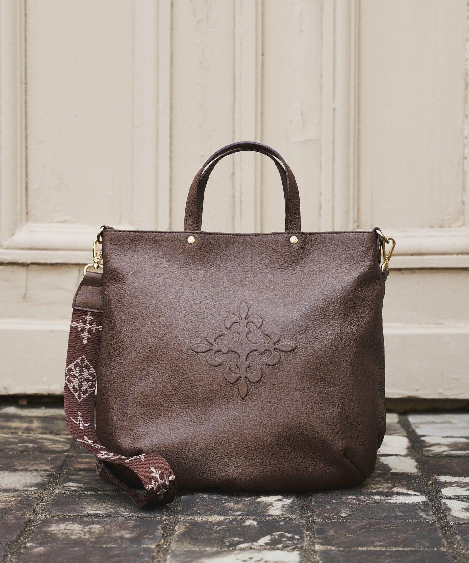 新品未使用 russet ラシット 2way トート モノグラム ショルダー ラシット(russet)|RUSSET モノグラム2WAYトートバッグ|HARDOFFオフ