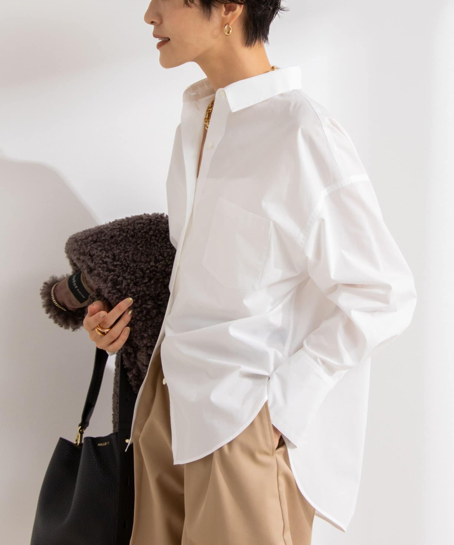 追加】タイプライター2WAYシャツ | NOLLEY'S(ノーリーズ)レディース