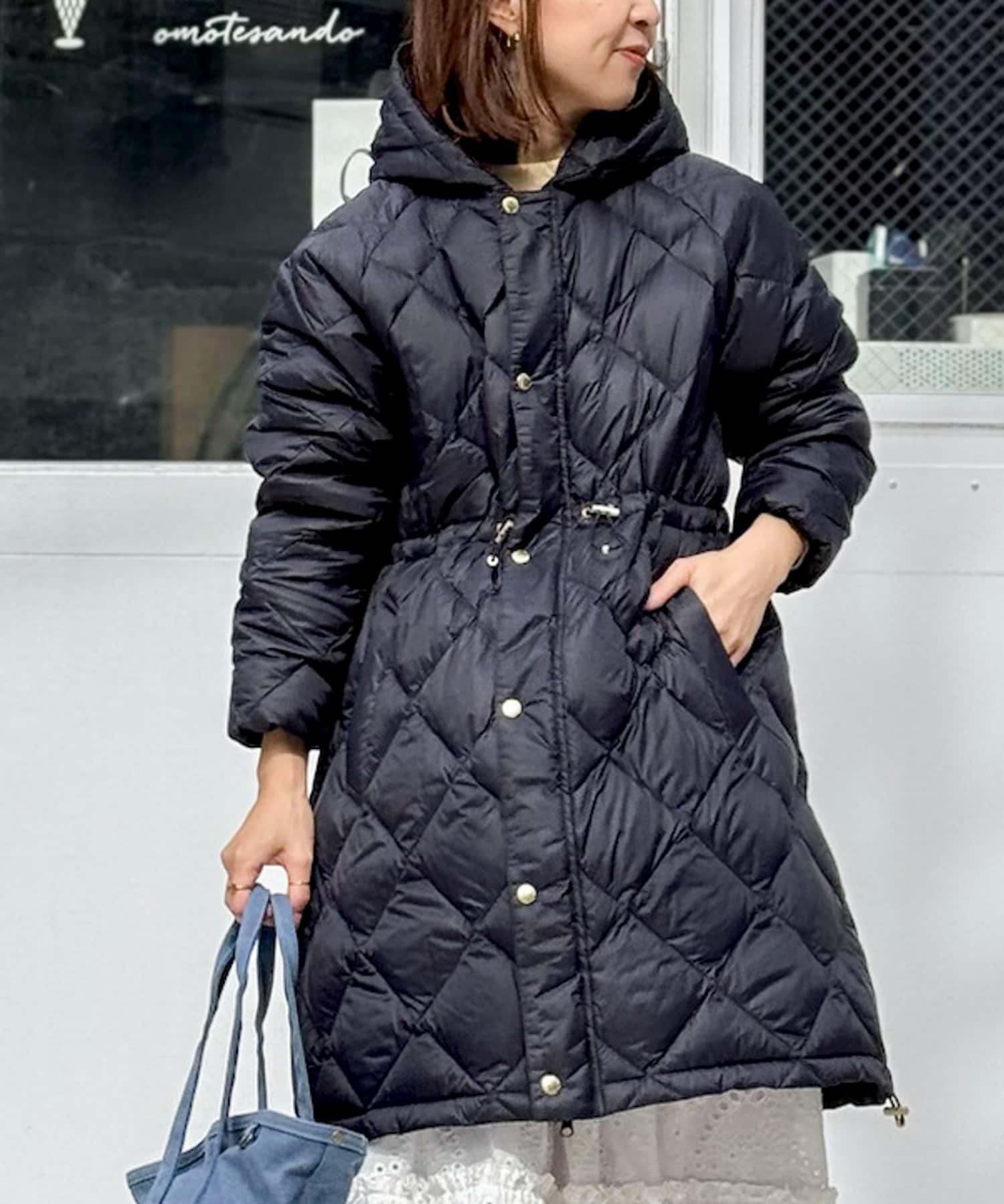 TAION/タイオン】別注ミドル丈Aラインフードダウン | NOLLEY'S