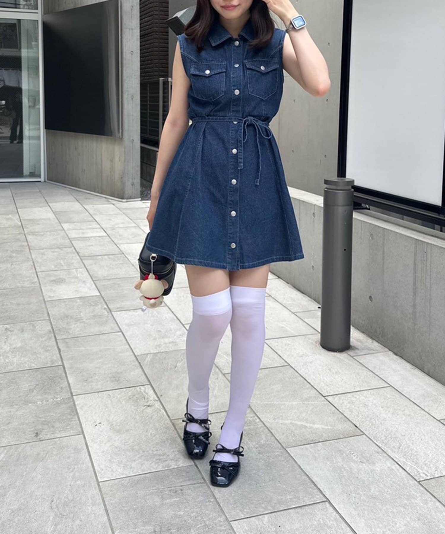 ノースリーブデニムワンピース | Remind me and forever(リマインド