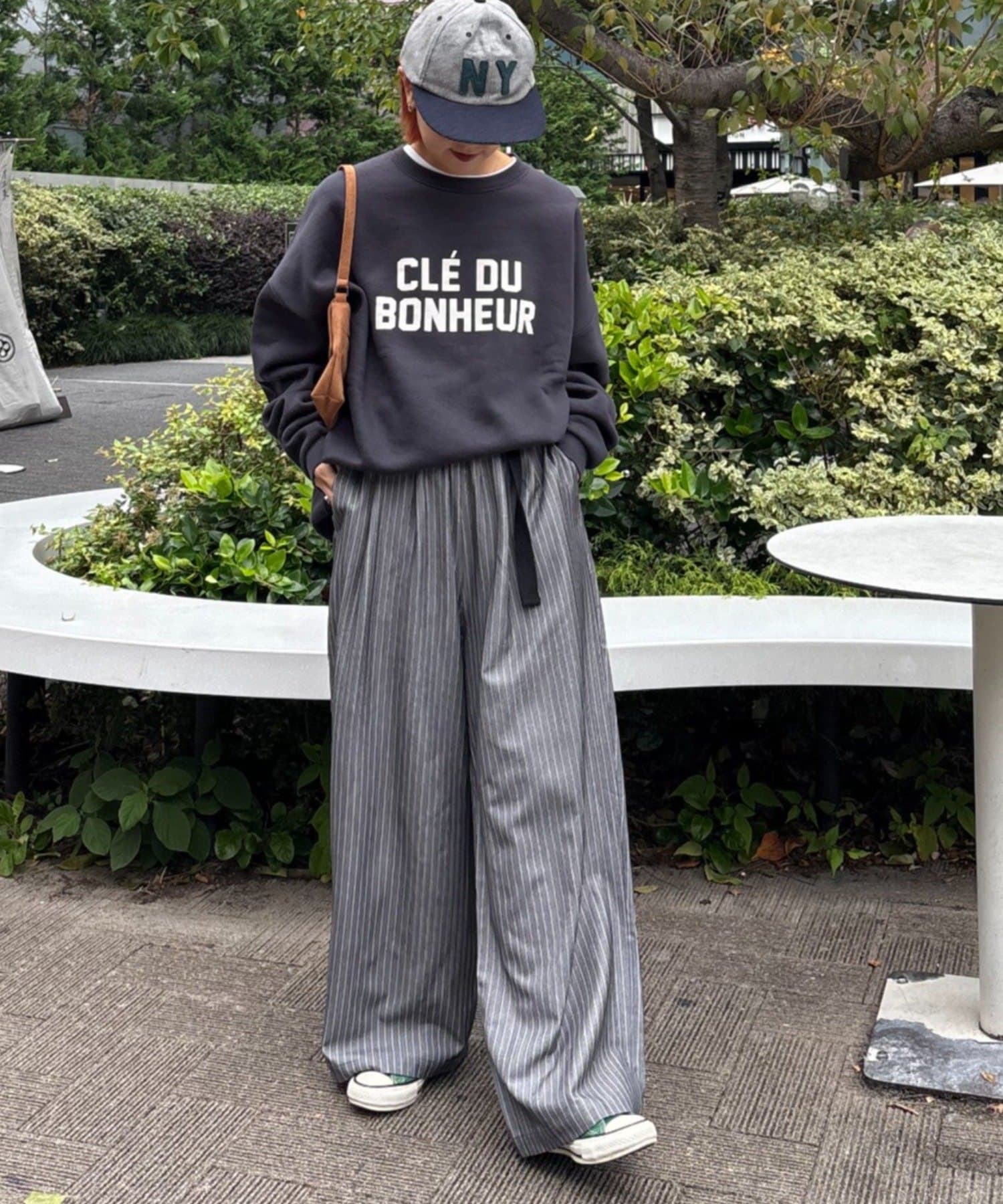 WEB限定】【UNISEX】サイドベルト付きワイドスラックス | CIAOPANIC