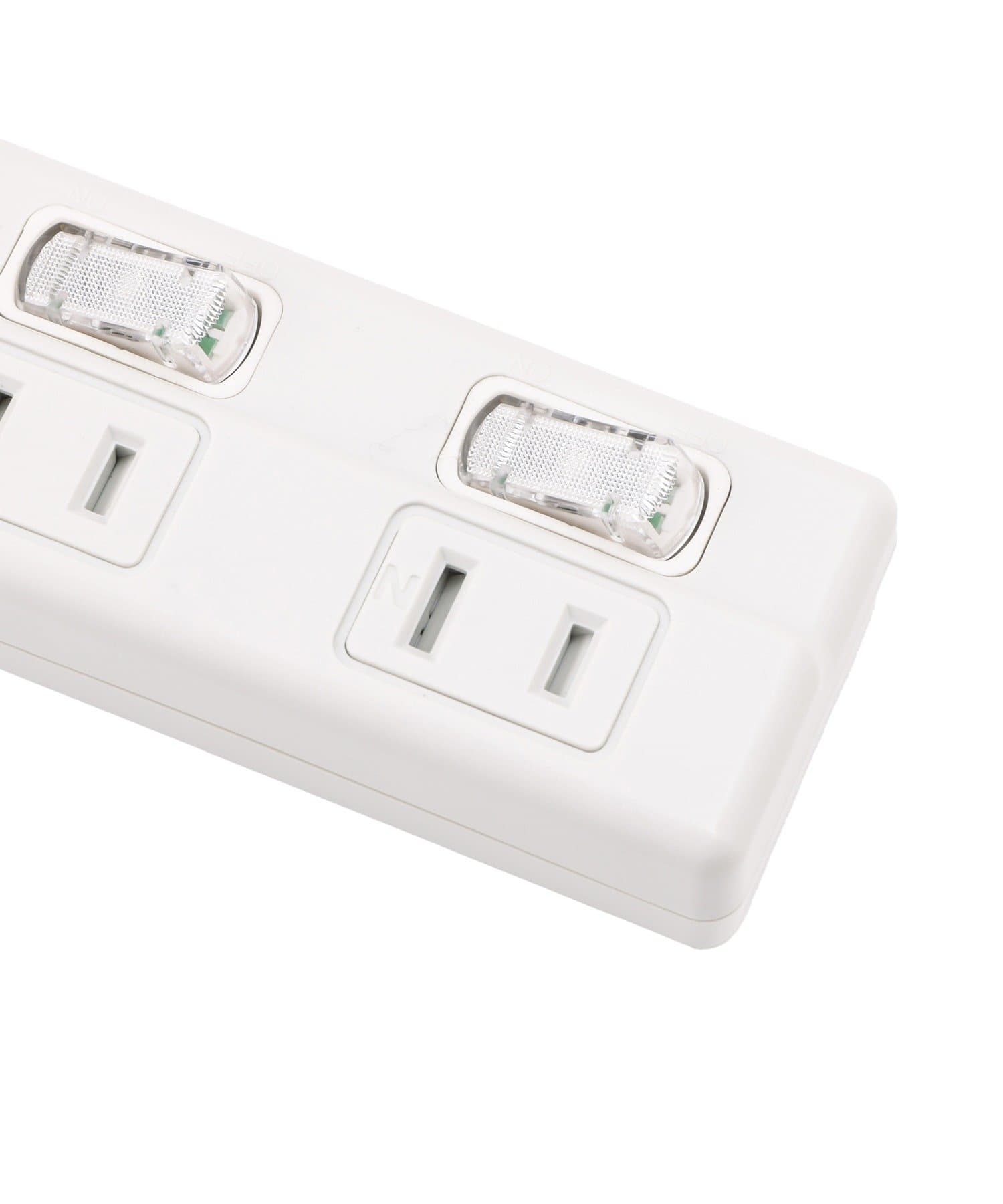 スイッチ付き電源タップ6口AC：2m | 3COINS(スリーコインズ)ライフ