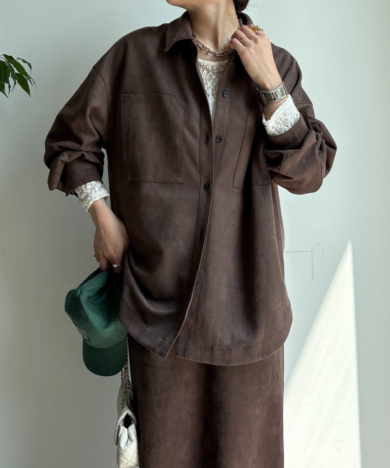 スウェードダンボールシャツ | DOUDOU(ドゥドゥ)レディース | PAL