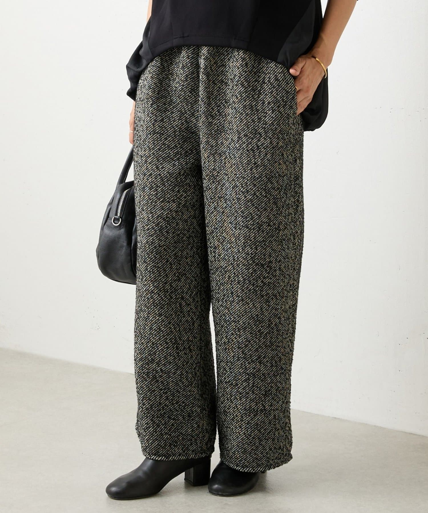 カルゼツイードウエストリブパンツ | BEARDSLEY(ビアズリー)レディース