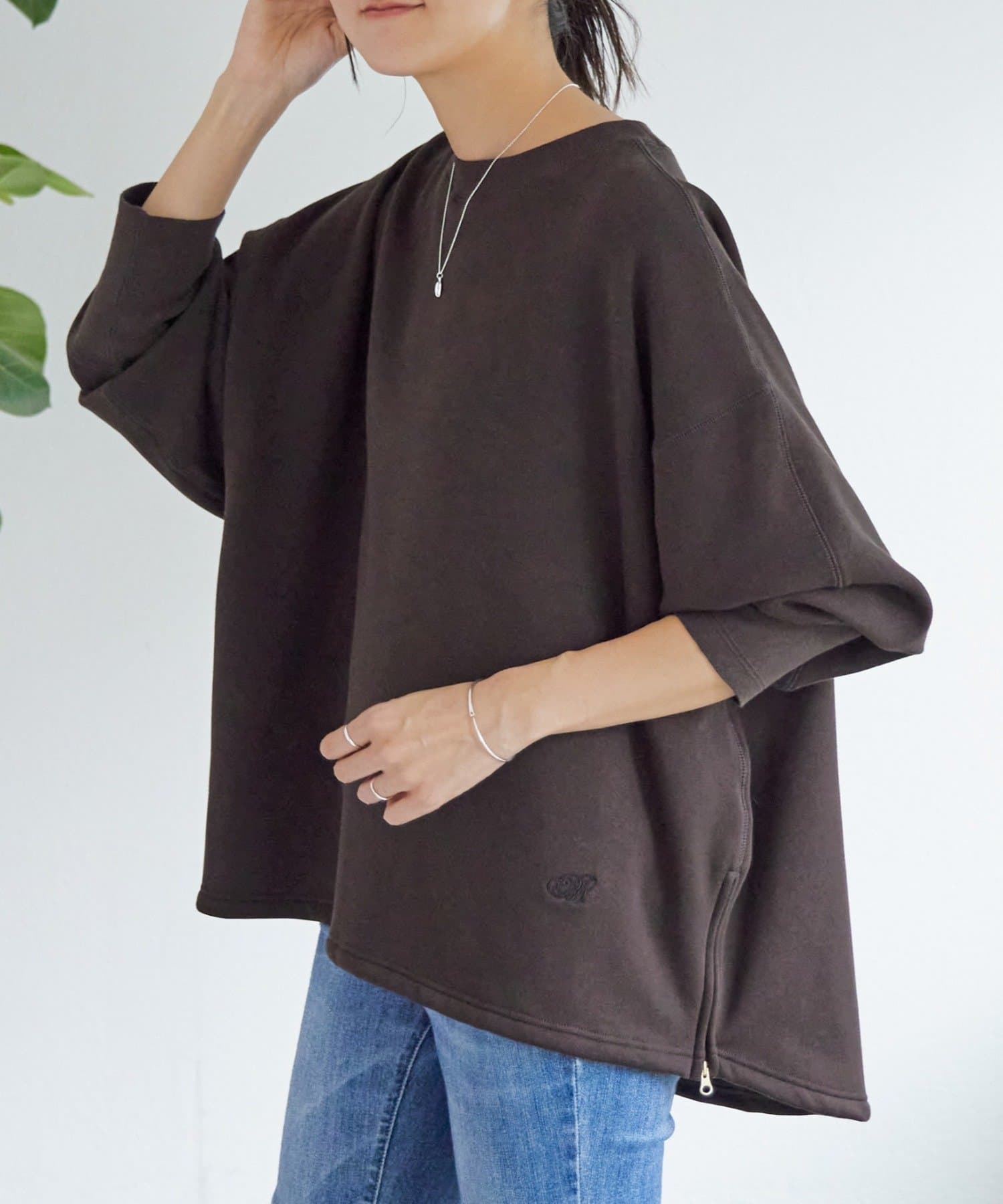 刺繍入り裏ボアトレーナー | BEARDSLEY(ビアズリー)レディース | PAL