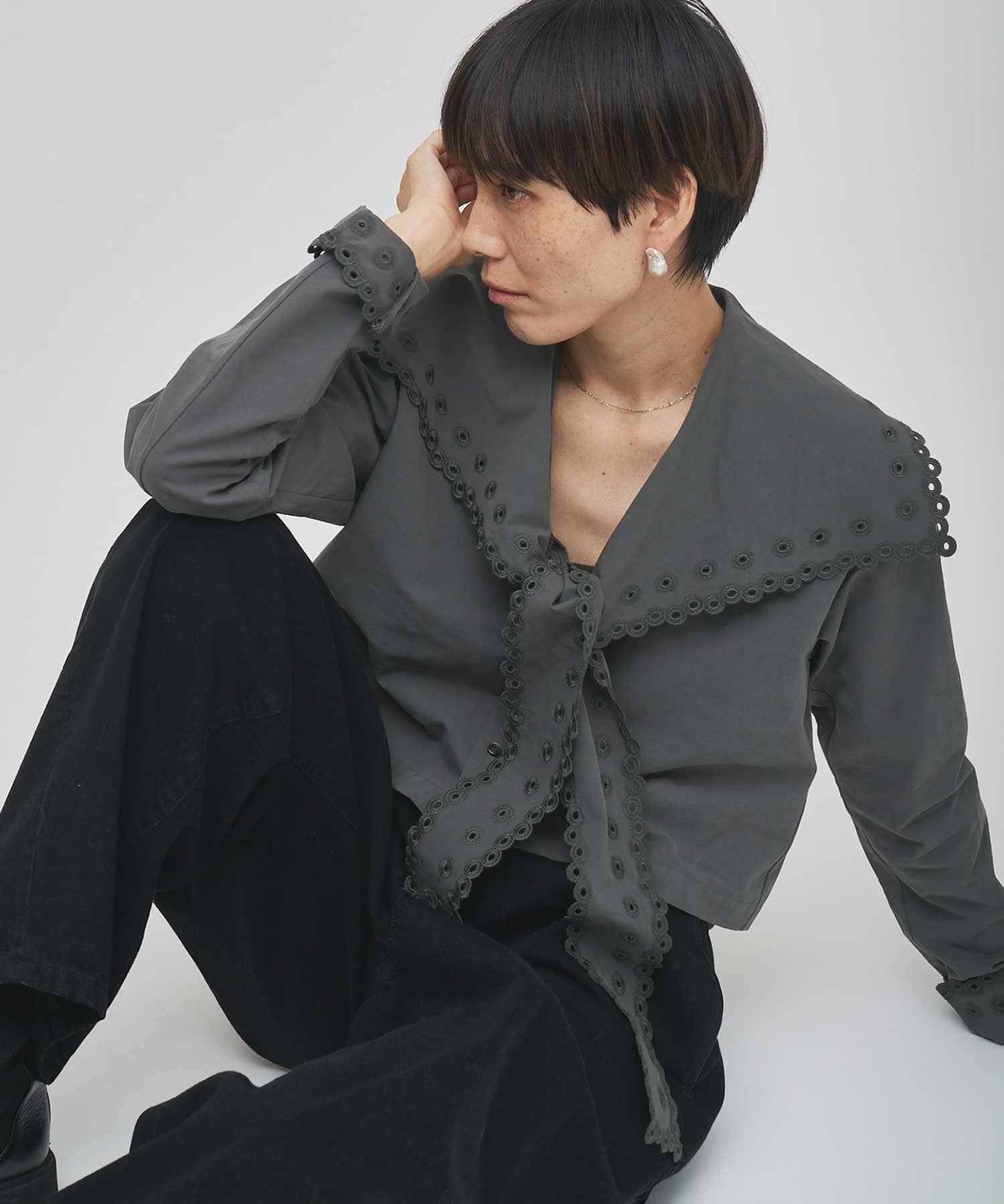 GEMINI】スカラップブラウス | Whim Gazette(ウィム ガゼット