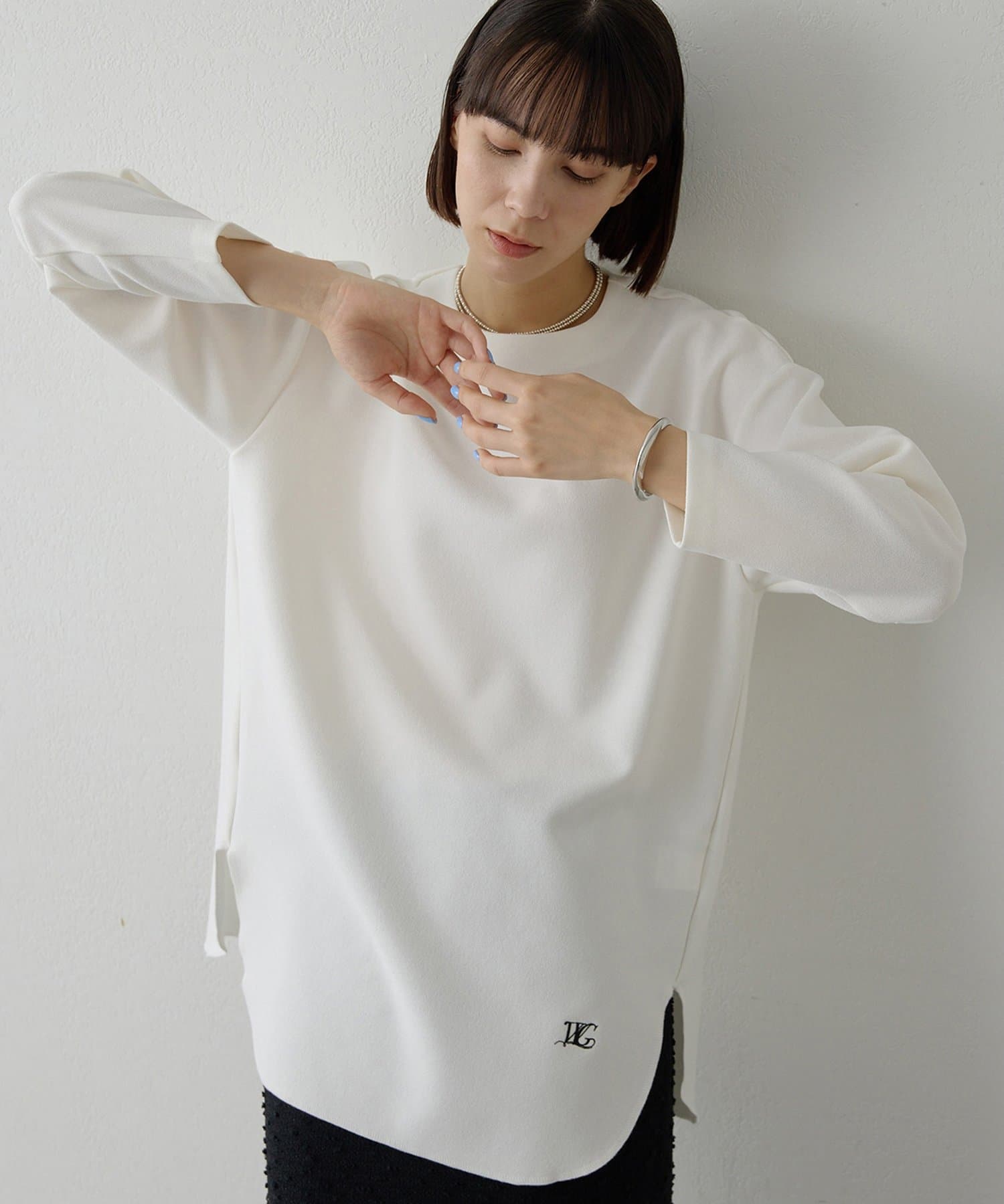 刺繍ジョーゼットプルオーバー | Whim Gazette(ウィム ガゼット