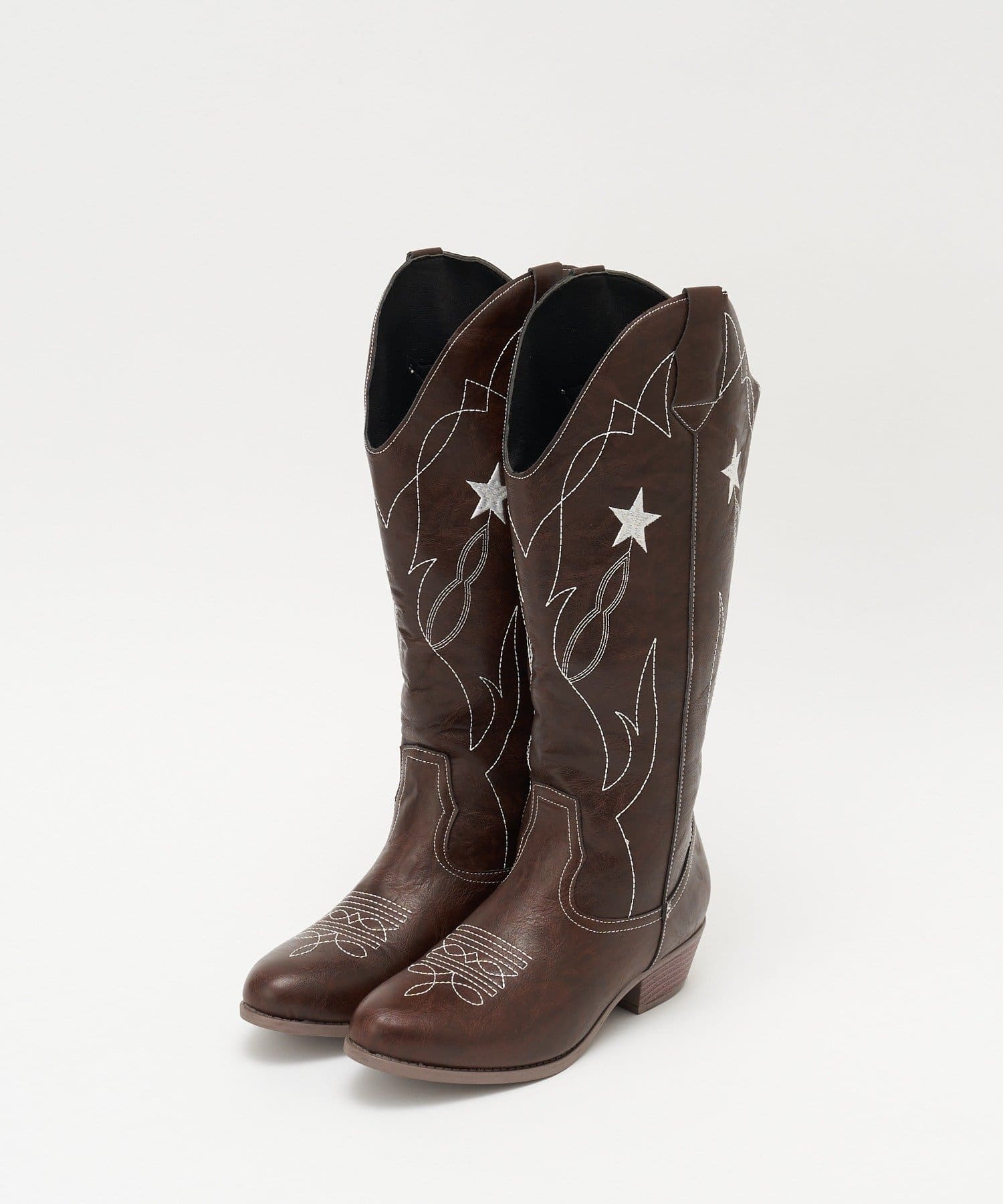 星柄刺繍ウエスタンブーツ | CIAOPANIC(チャオパニック)レディース