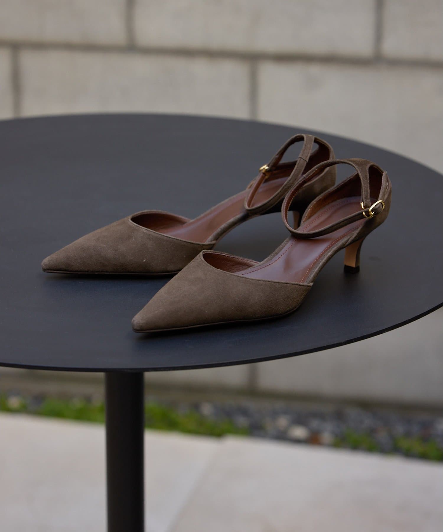 インフルエンサーコラボカラーあり＞【Hoaw.】スエードポインテッド