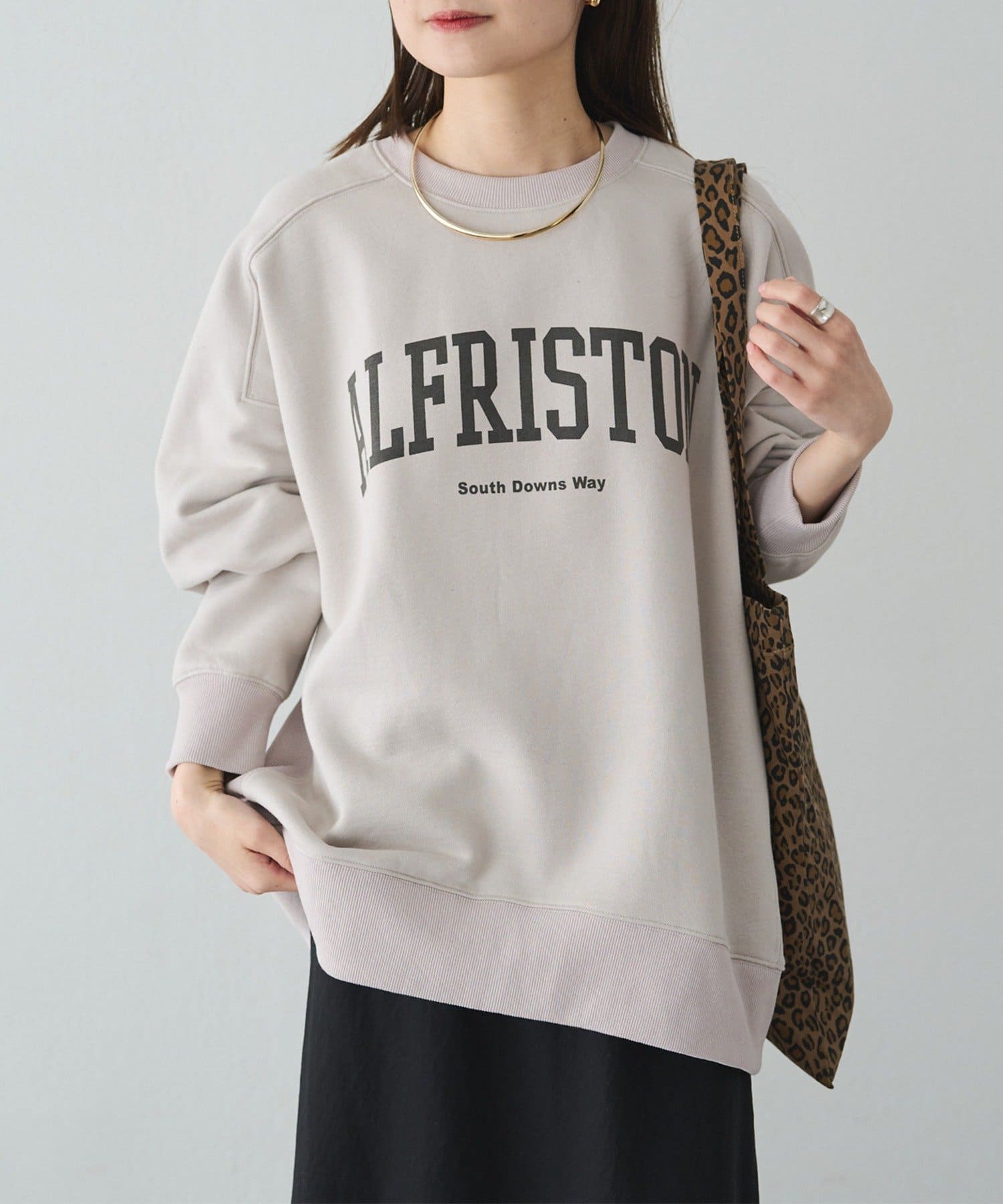 ロゴプリント裏起毛スウェットプルオーバー | PUAL CE CIN