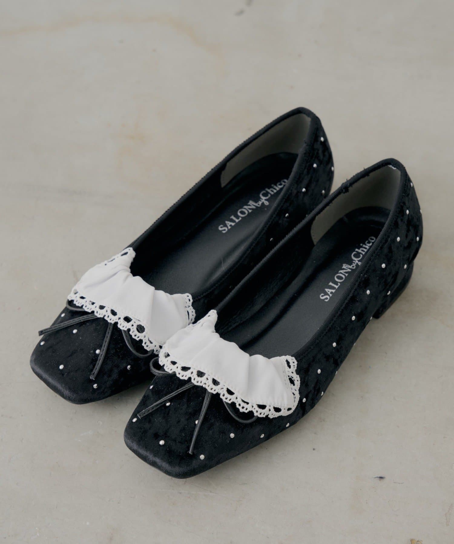 SALON by Chico】フリルデザインリボンバレエシューズ | Chico(チコ