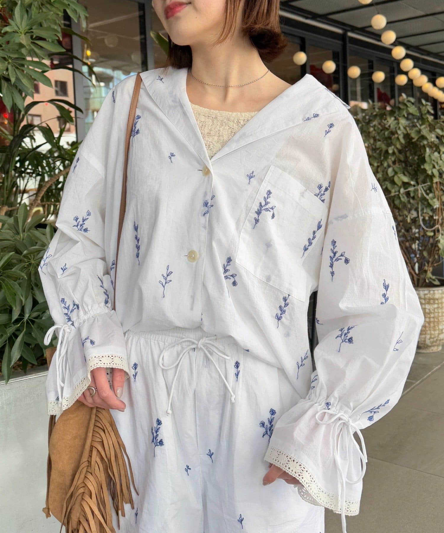 WEB限定】【willow】フラワー刺繍レースシャツジャケット | CIAOPANIC