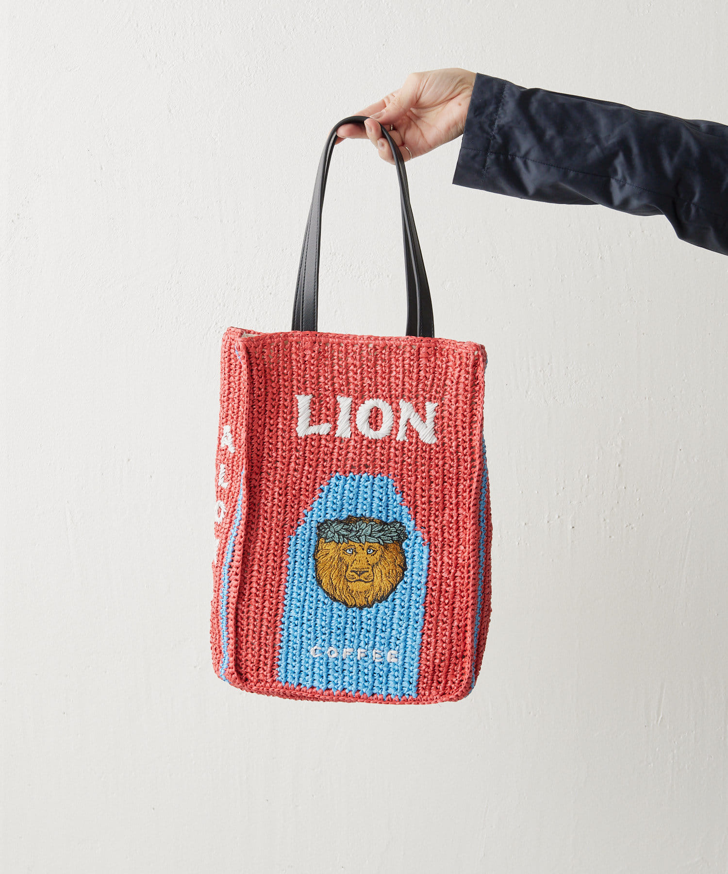 LION COFFEE(ライオンコーヒー)コラボバスケットトートバッグ | ear