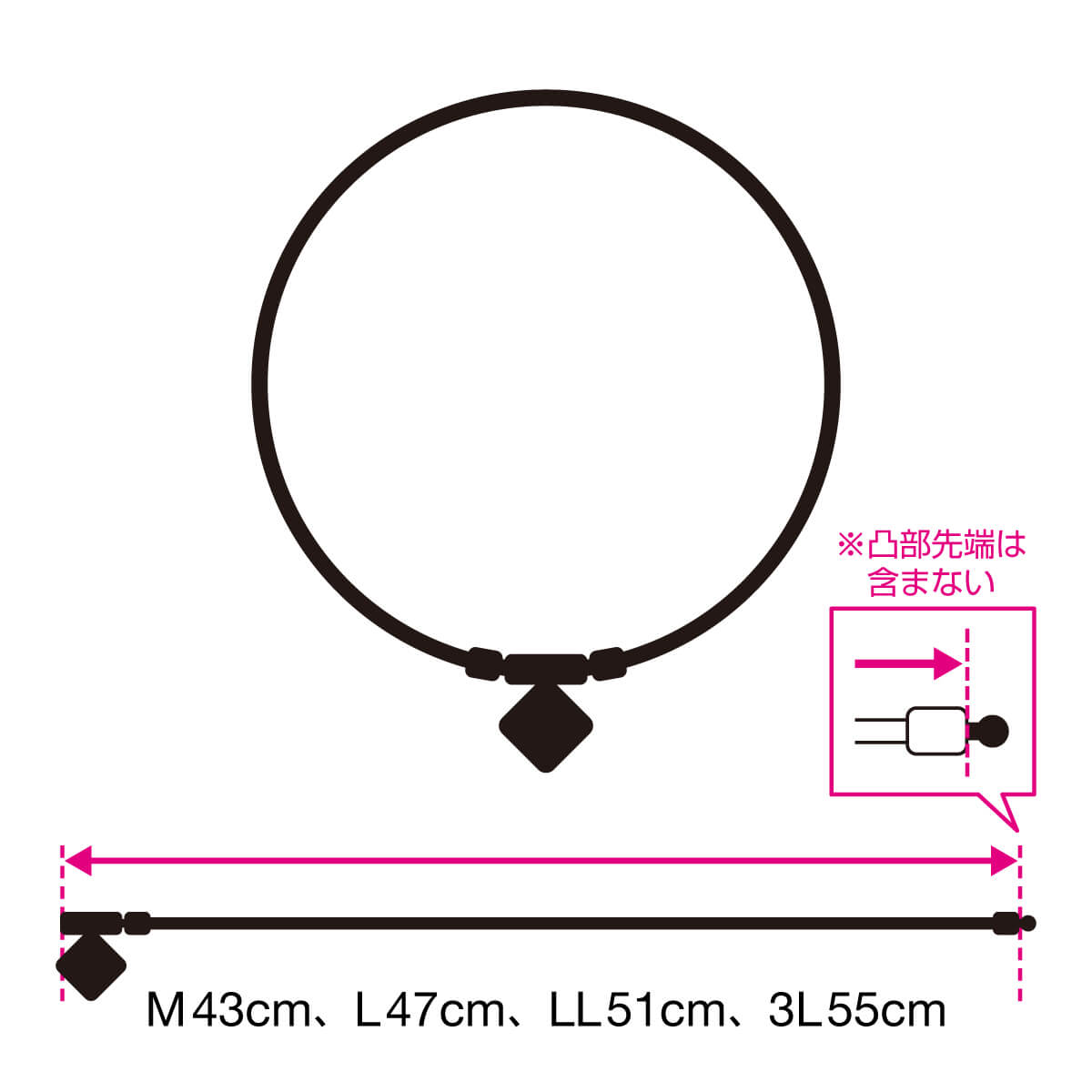 コラントッテ TAO ネックレス AURA（アウラ） マットブラック | 磁気