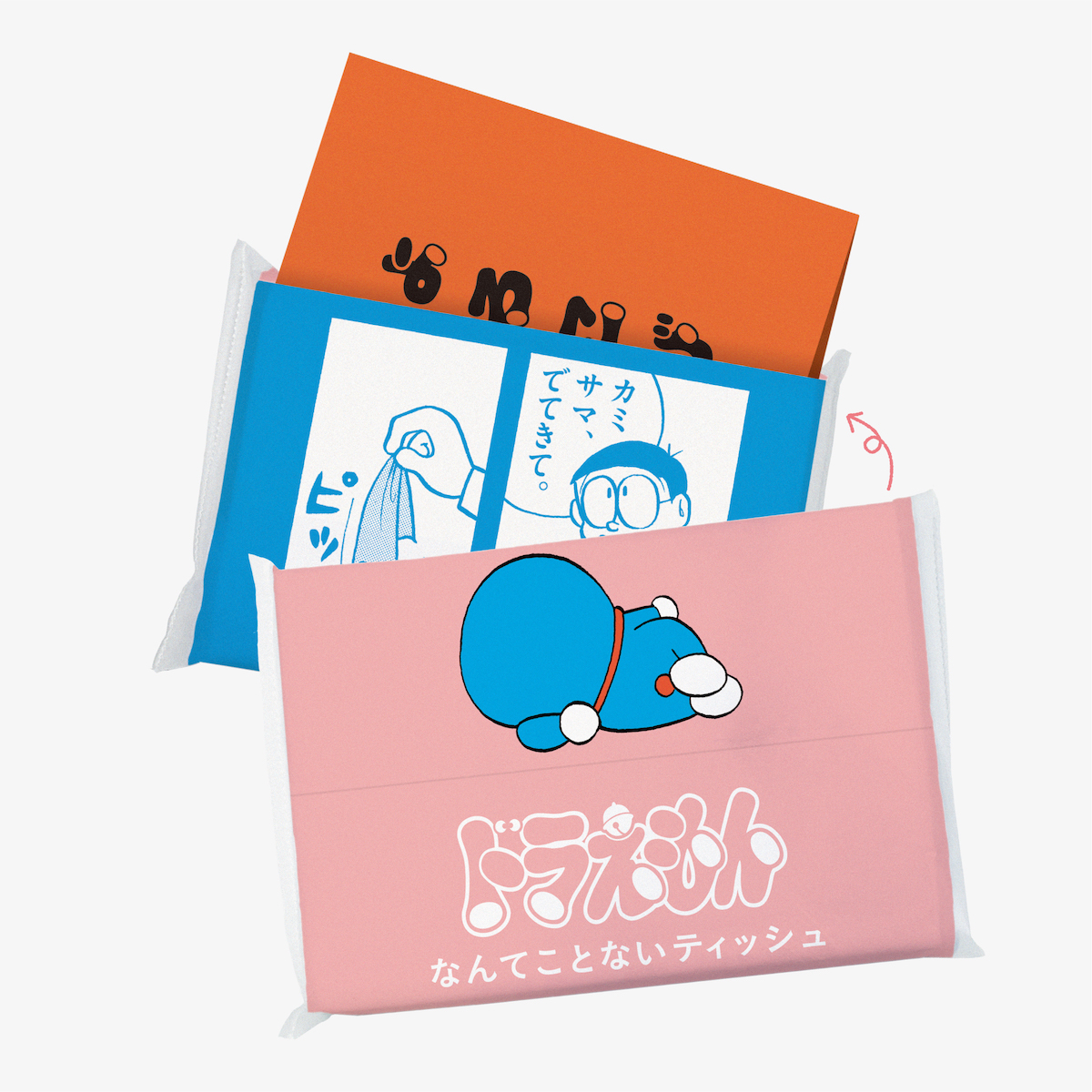 ドラえもん ちょっとしたシールつき なんてことないティッシュくじびき