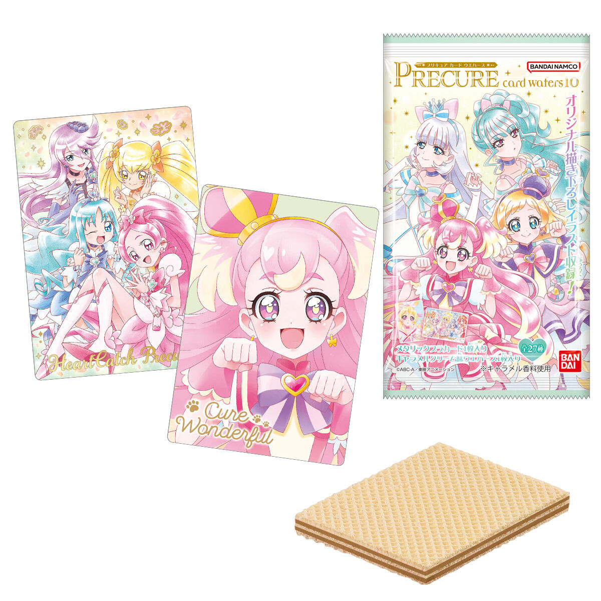 プリキュア カードウエハース10」がコンビニでも取り扱い、キュア