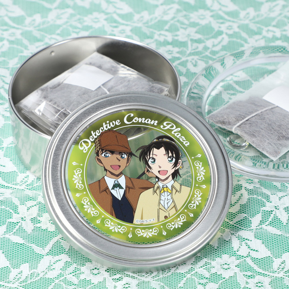 名探偵コナンプラザ ホームズマグネット缶入り紅茶 平次&和葉（いちご）