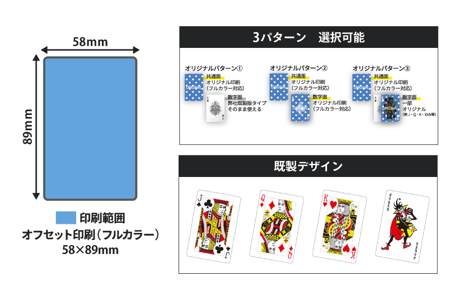 国際規格 トランプ 58×89mm | オリジナルグッズ・OEM・ノベルティ製作