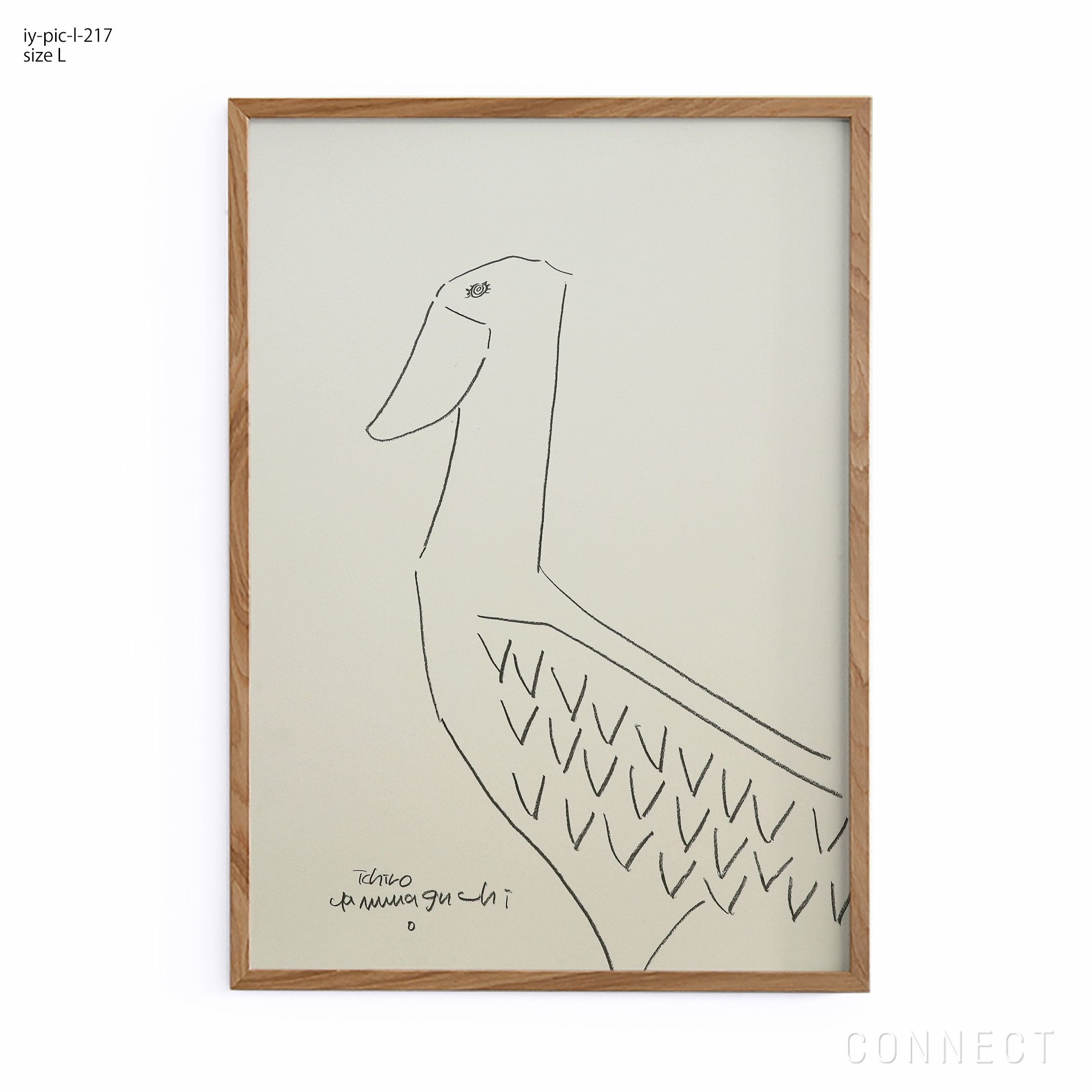 販売終了］山口一郎 / Lサイズ / ハシビロコウ / iy-pic-l-217 | CONNECT