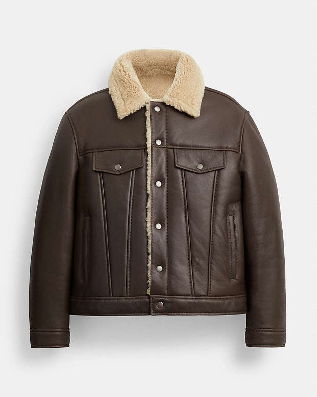 公式】COACH – コーチ | シアリング トラッカー ジャケット