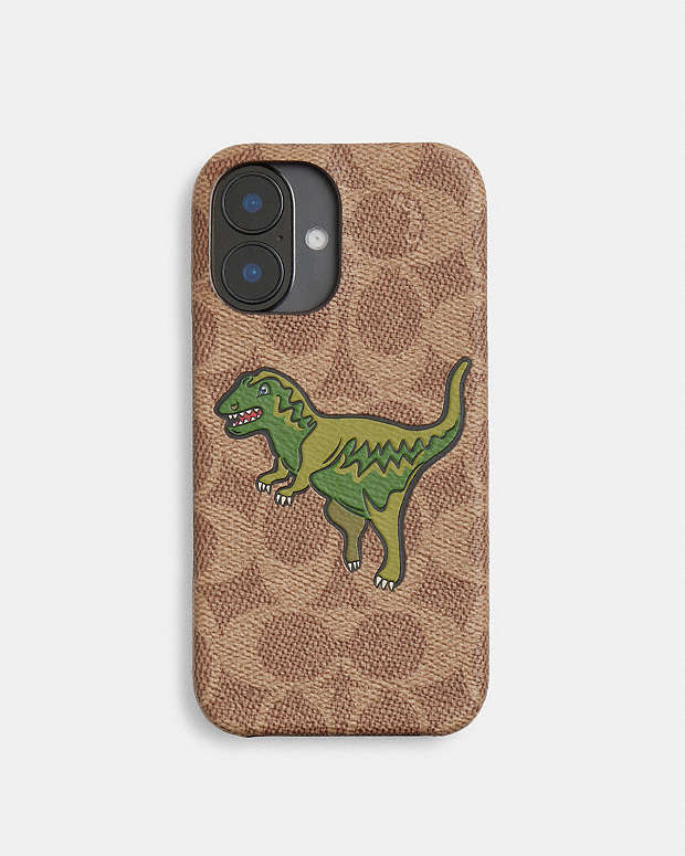 公式】COACH – コーチ | iPhone 16 ケース・シグネチャー キャンバス