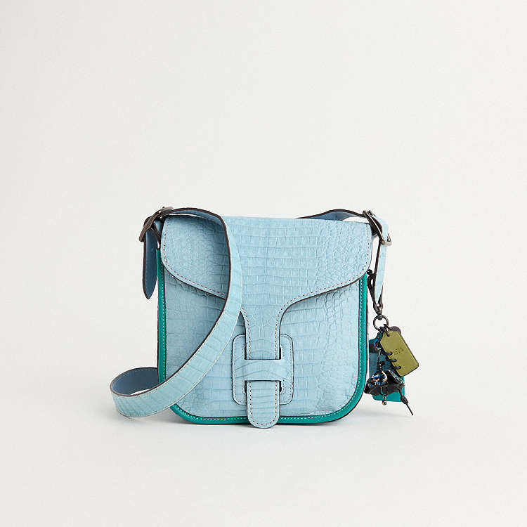 COACH® | Upcrafted Courier Bag In Crocodile