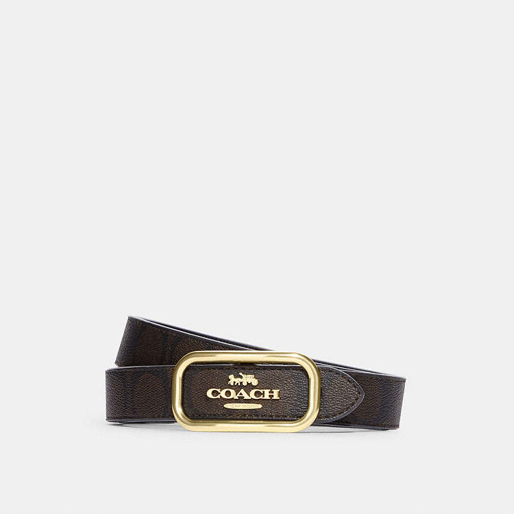 COACH® Outlet | Morgan Rectangle Buckle Belt, 25 Mm
