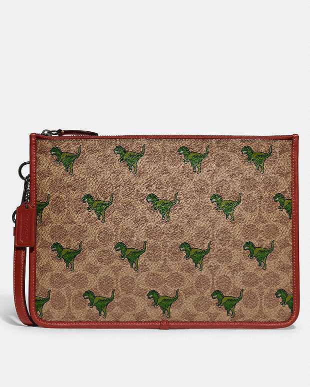 公式】COACH – コーチ | チャーター ポーチ・シグネチャー キャンバス