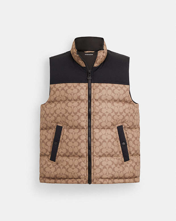 公式】コーチアウトレット | シグネチャー ダウン ベスト