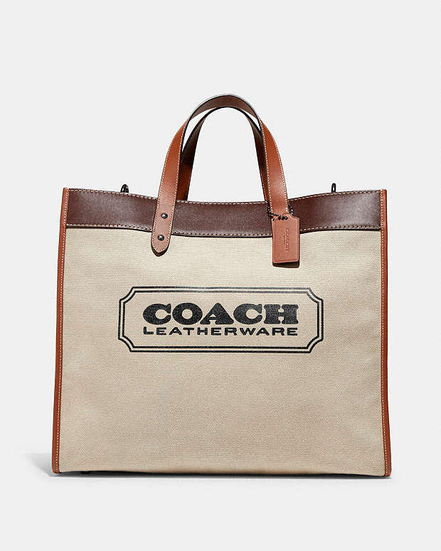 公式】COACH – コーチ | フィールド トート 40 オーガニック コットン