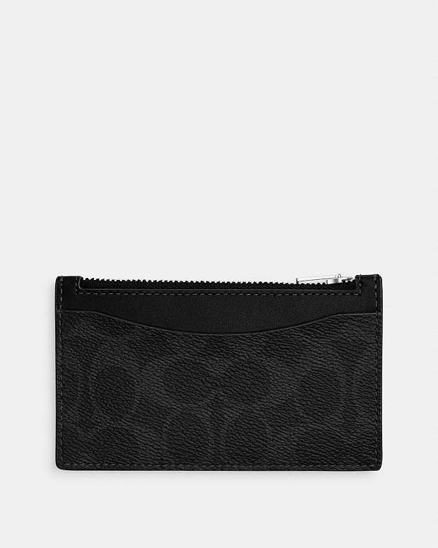 公式】COACH – コーチ | ジップ カード ケース シグネチャー キャンバス
