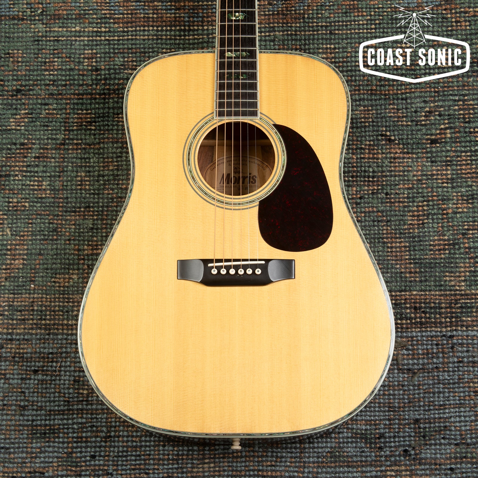 1970's Morris W-45 Dreadnought Acoustic Made in Japan